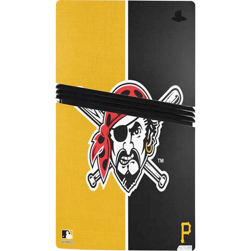MLB Pittsburgh Pirates Split PS5 Pro Console Skin